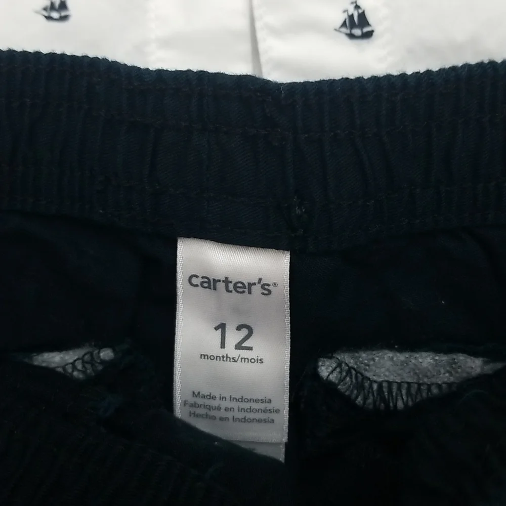 Carters white button
